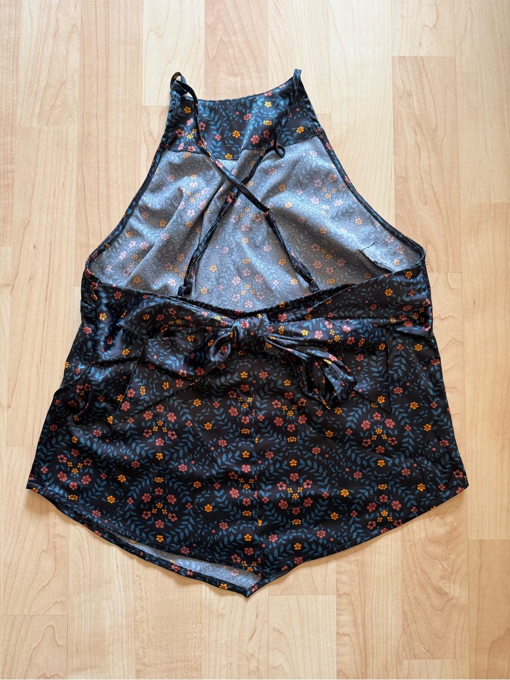 Free People Satin Halter Tank